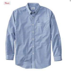 LLbean Wrinkle Free button down
